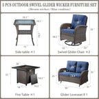 Belord 5 Pieces Patio Furniture Set - Image 2