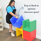 Children's Factory Cube Chair, Flexible Seating Classroom Furniture - Image 9