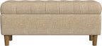 Homepop Home Decor | Tufted Ainsley Button Storage Ottoman Bench by HomePop