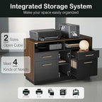 ModernMate Home Office Furniture Set, Mobile File Cabinet - Image 6