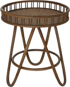 FINECASA Rattan Side Table - Image 3