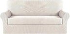 Turquoize Stretch Sofa Slipcover 2 Pieces Sofa Cover Couch Cover by Turquoize
