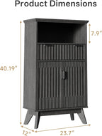 Fatmok Buffet Cabinet with Storage, Wood Buffet Sideboard Console Table - Image 2