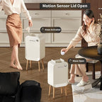 MRBIN Motion Sensor Trash Can Bathroom - Image 2