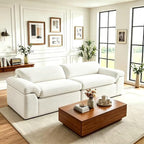 Vesgantti 118" Modular Sectional Couch, Comfy Corduroy Upholstered Cloud Couches by Vesgantti