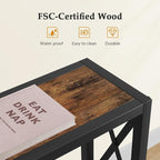 Gewudraw 70 in Skinny Sofa Table Behind Couch, Console Table - Image 8