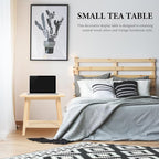 PRETYZOOM Nordic Style Small Solid Wood Sofa Side Table Living Room Coffee - Image 6