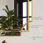 Kelly Miller 70"x30" Large Gold Beveled Full Length Mirror, Traditional - Image 8