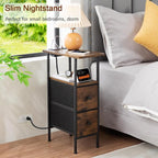 LOAKEKEL Narrow Nightstand - Image 9
