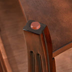 Traditional Coffee Table with Storage Shelf and Carved Leg, Farmhouse Living - Image 6