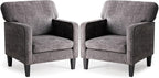 DUMOS Dark Grey Modern Accent Chairs by DumosLifestyle