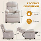 Korser Recliner Chair, Living Room Chairs - Image 2