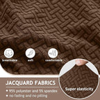 ALIECOM Recliner Sectional Couch Covers L Shape Stretch Corner Reclining - Image 4