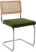 Zesthouse Mid Century Modern Dining Chairs Set of 4, Natural Rattan Dining - Image 9