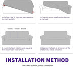 ZNSAYOTX Stretch Oversized Couch Cover Universal Sofa Covers - Image 9