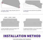 ZNSAYOTX Super Stretch Couch Cover Universal Sofa Covers - Image 9