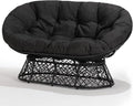 Bme Double Papasan Chair, 600lbs Capacity, Ergonomic Design, Soft Thick Fabric by Bme