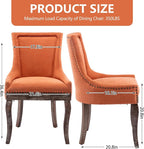 Modern Dining Chairs Set of 6, High Back Dining Chairs Side Chairs - Image 3