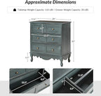 HULALA HOME 3-Drawer Nightstand - Image 8