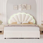 HIFIT Queen Upholstered Smart LED Bed Frame - Image 9