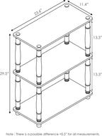 Furinno Turn-N-Tube 3-Tier Compact Multipurpose Shelf Display Rack - Image 2