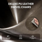 COLAMY 360° Swivel Accent Chair Set of 2 - Image 6