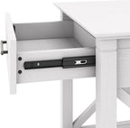 Bush Home End Table with Drawer, Nightstand with Storage, Living Room and - Image 4