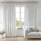 QDWIS Boho Wood Curtain Rods for Windows 48 to 84 inch, Rustic Decorative - Image 2