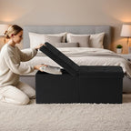 35-INCH Storage Ottoman Bench, Footrest - Image 2