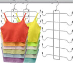 Closet Organizers and Storage, 6 Tier Tank Top Hanger, Dorm Room Essentials by CLODSPAC