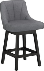 YaFiti Swivel Bar Stool 1 Pcs, 26 Inch Counter Height Bar Stools by YaFiti
