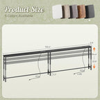 Huuger 102.4 Inch Sofa Table - Image 3