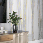LaCheery White Grey Gold Marble Contact Paper - Image 5