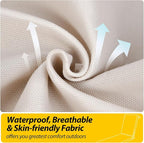 AAAAAcessories Outdoor Chaise Lounge Cushions, Fade-Resistant, Waterproof Patio - Image 4