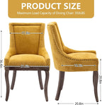 Modern Dining Chairs Set of 6, High Back Dining Chairs Side Chairs - Image 3