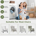 HAOYONG Wing Chair Slipcovers Elastic Boho Printed Wingback Chair Covers 2 - Image 6