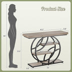Huuger 41.3 Inch Entryway Table, Modern Console Sofa Table, Accent Table - Image 2