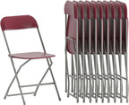 Hercules Series Plastic Folding Chair Red by FlashFurniture