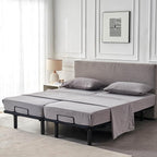Kingnex Split Queen Sheets for Adjustable Bed Soft 1800 Microfiber 5 Pieces - Image 8