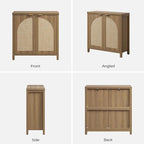 SICOTAS Rattan Sideboard Buffet Cabinet - Image 9