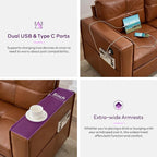 TYBOATLE 88" W Faux Leather Couches - Image 6