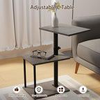 Faesun Swivel Side Table for Couch Arm, Adjustable C End Table for Recliner or - Image 5