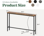 SUPERJARE 5.7 Inch Console Table - Image 3