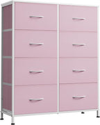 WLIVE Fabric Dresser for Bedroom, Tall Dresser by WLIVE