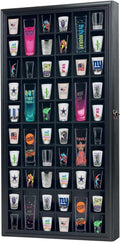 Shot Glass Display Cabinet Solid Wood by ILOT