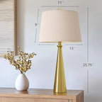 Oneach 25.75" Modern Table Lamp Set of 2, Bedside Lamps - Image 4