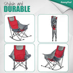 SUNNYFEEL Oversized Rocking Camping Chair 2 Pack, Fully Padded Patio Chair - Image 7