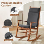 Waterproof Rocking Chair Cushions Outdoor & Indoor, Wooden Rocking Chair Pads - Image 6