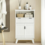Fatmok Buffet Cabinet with Storage Set of 2, Wood Buffet Sideboard Console Table - Image 2