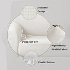 Turquoize 2 Piece Chair Covers Armchair Covers - Image 3